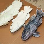 22.5" Custom Molded Fish Mount